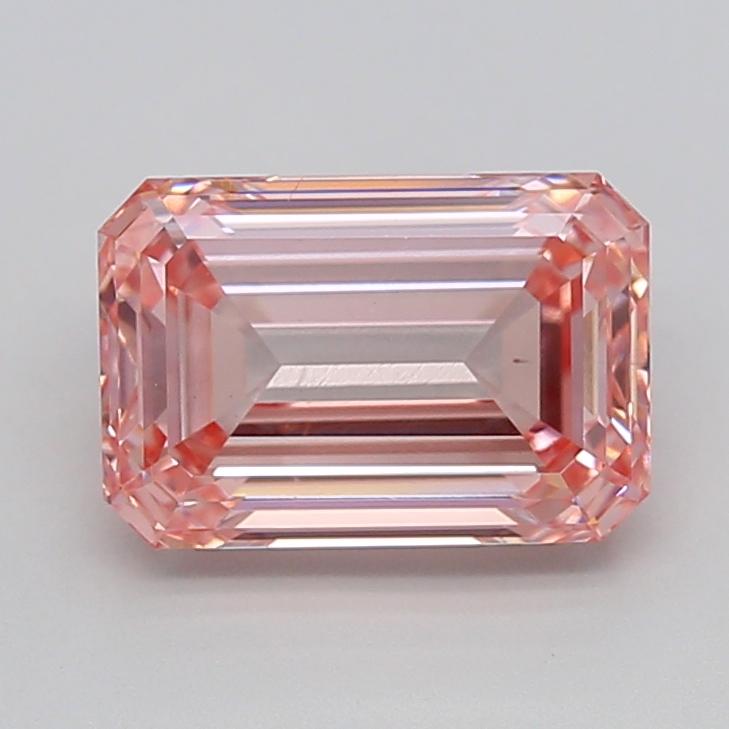 2.50 Ct. Fancy Intense Pink Emerald Lab Grown Diamond