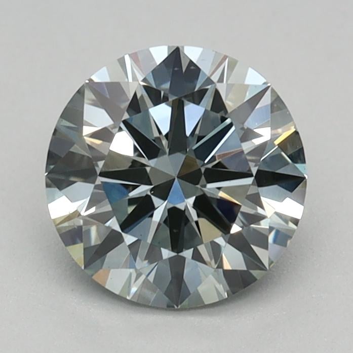 0.61 Ct. Fancy Green Round Lab Grown Diamond