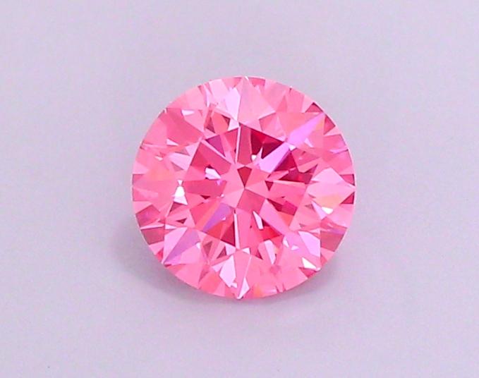 1.1 Ct. Fancy Vivid Pink Round Lab Grown Diamond