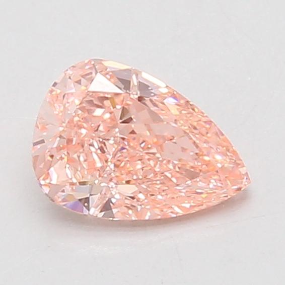 0.92 Ct. Fancy Vivid Pink Pear Lab Grown Diamond