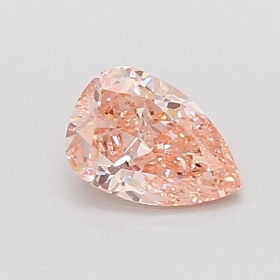 0.57 Ct. Fancy Vivid Pink Pear Lab Grown Diamond