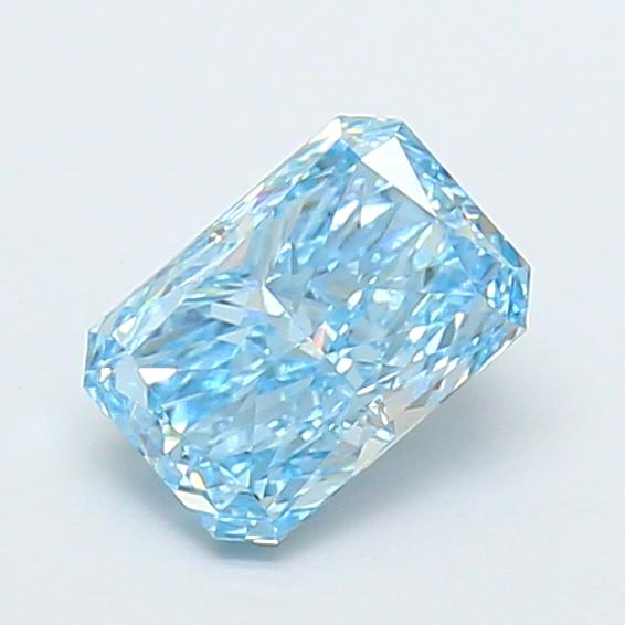1.00 Ct. Fancy Vivid  Blue Radiant Lab Grown Diamond