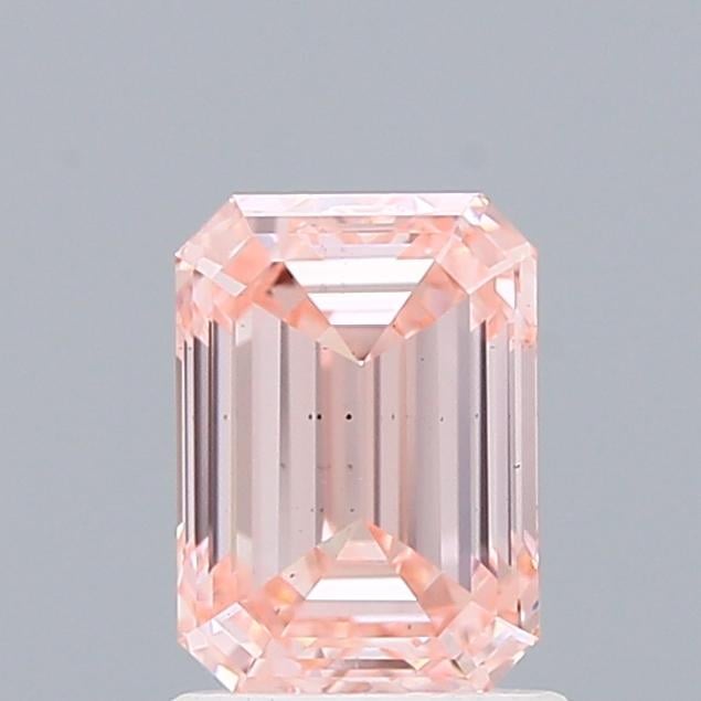 1.38 Ct. Fancy Intense  Pink Emerald Lab Grown Diamond