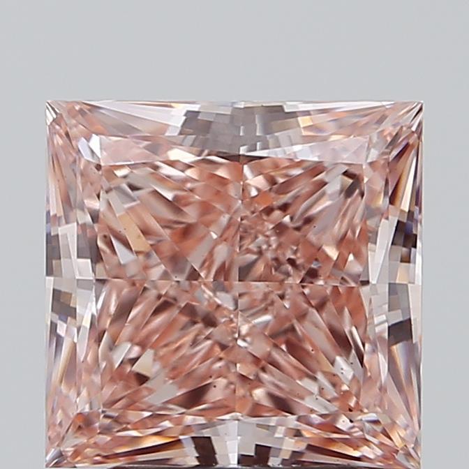 2.58 Ct. Fancy Intense Pink Princess Lab Grown Diamond