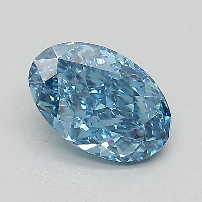1.06 Ct. Fancy Blue Oval Lab Grown Diamond