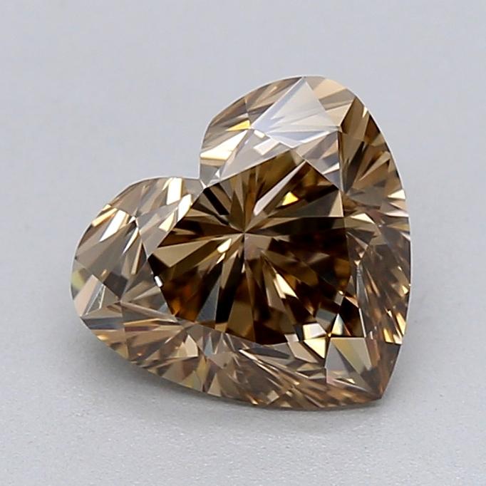 1.51 Ct. Fancy  Brown Heart Lab Grown Diamond