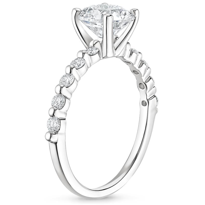 Platinum Marseille Diamond Ring (1/4 ct. tw.), large side view