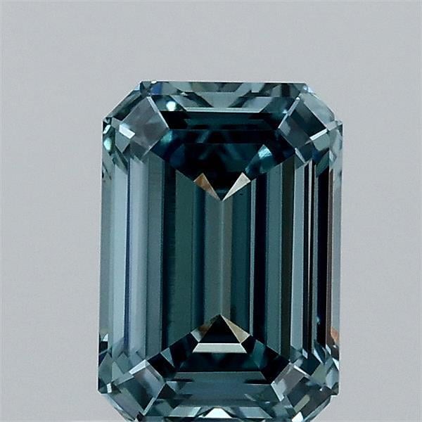 1.05 Ct. Fancy Vivid Blue Emerald Lab Grown Diamond