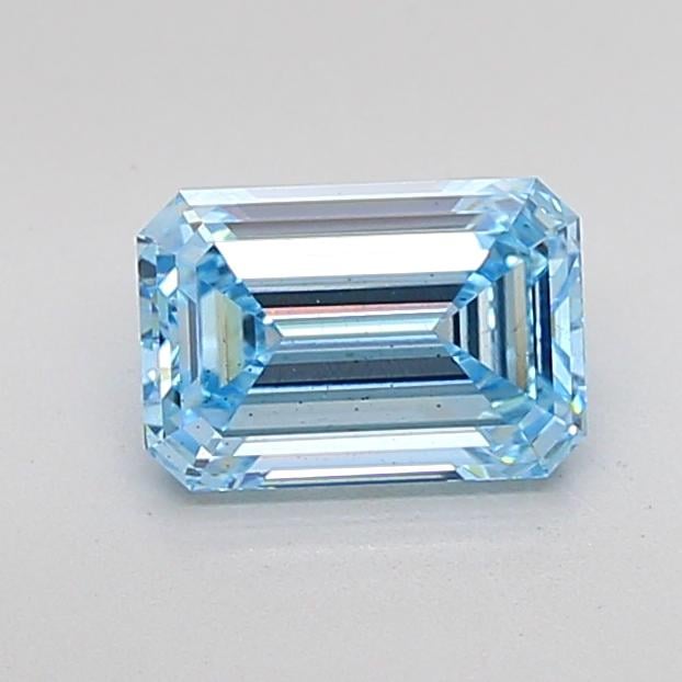 2.01 Ct. Fancy Intense Blue Emerald Lab Grown Diamond