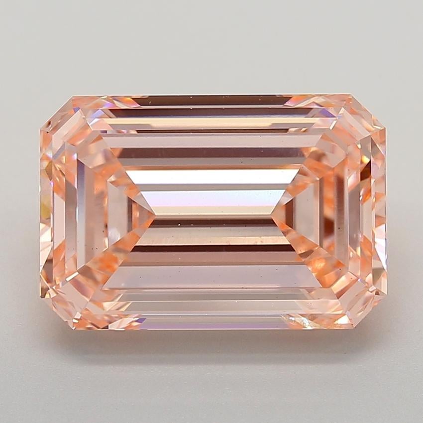 6.67 Ct. Fancy Vivid Pink Emerald Lab Grown Diamond