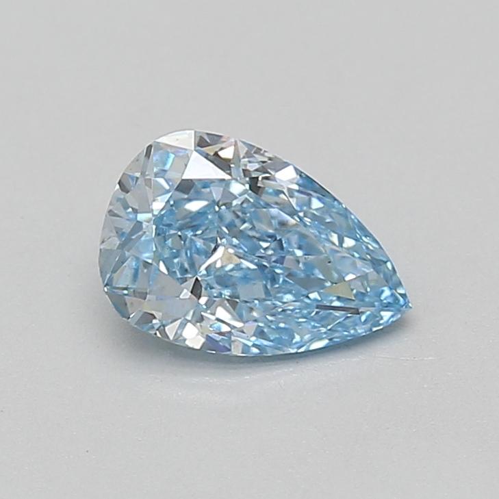 1.01 Ct. Fancy Vivid Blue Pear Lab Grown Diamond