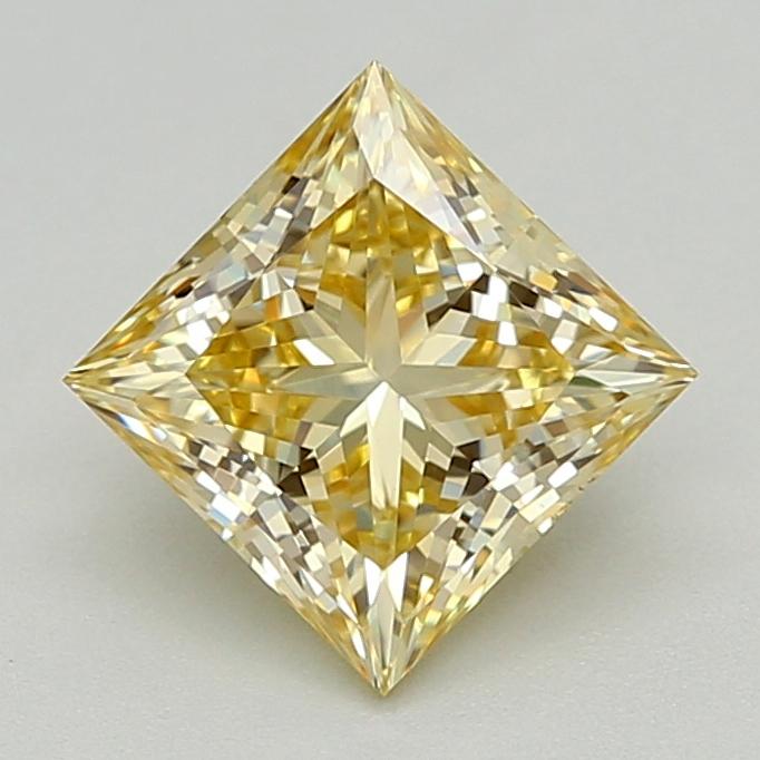 1.05 Ct. Fancy Light  Yellow Princess Lab Grown Diamond