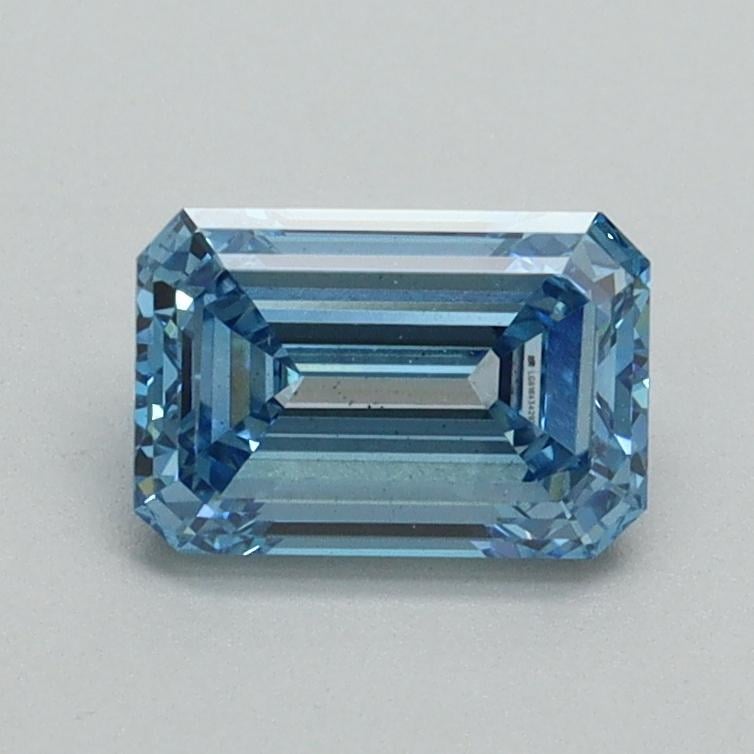 1.00 Ct. Fancy Intense Blue Emerald Lab Grown Diamond