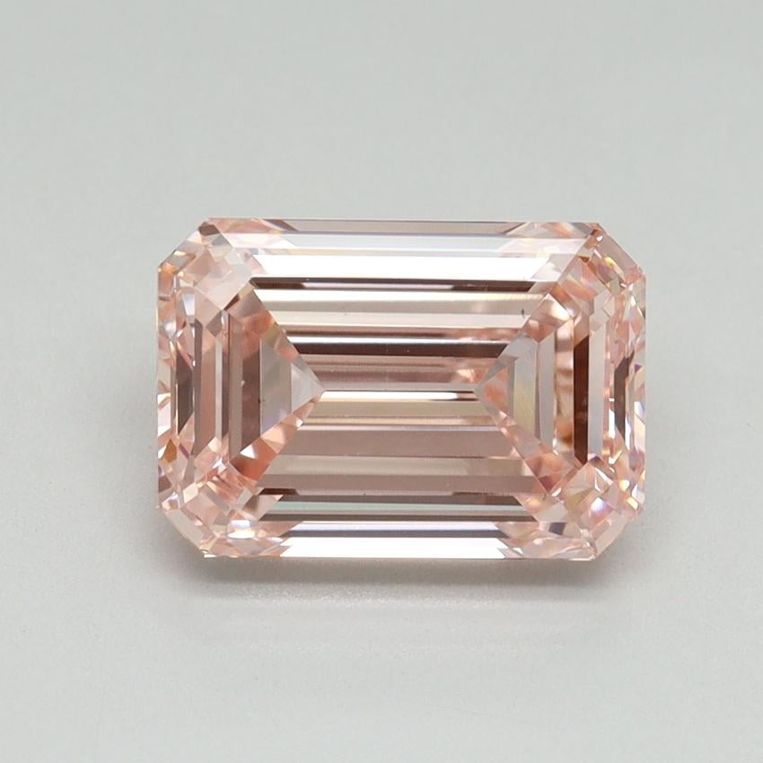 3.00 Ct. Fancy Intense Pink Emerald Lab Grown Diamond