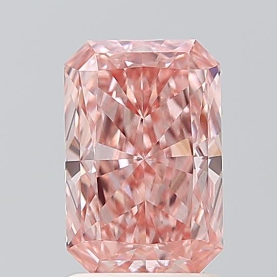 1.55 Ct. Fancy Vivid Pink Radiant Lab Grown Diamond