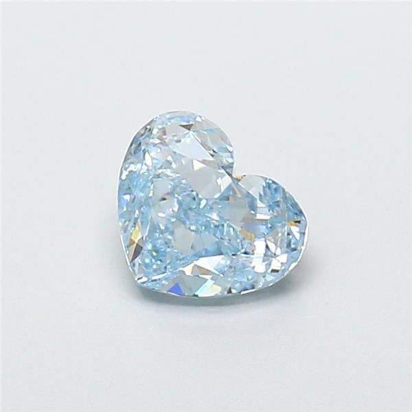 1.00 Ct. Fancy Intense Blue Heart Lab Grown Diamond