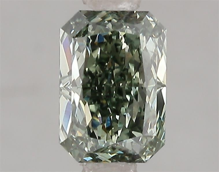 1.06 Ct. Fancy Vivid Green Radiant Lab Grown Diamond