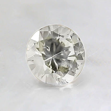 5.5mm Light Yellow Round Sapphire