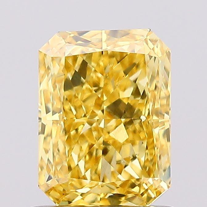 1.06 Ct. Fancy Vivid Yellow Radiant Lab Grown Diamond