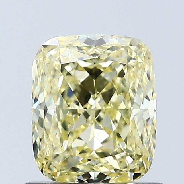 1.06 Ct. Fancy Intense Yellow Cushion Lab Grown Diamond