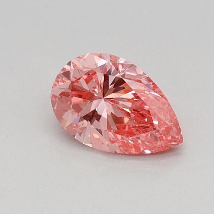 0.31 Ct. Fancy Vivid Pink Pear Lab Grown Diamond