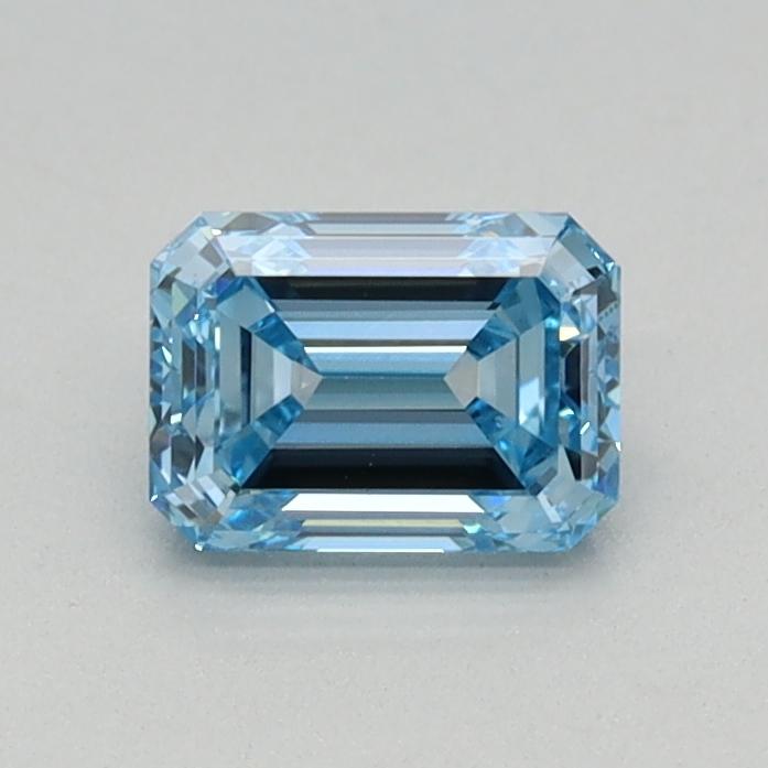 0.48 Ct. Fancy Intense Blue Emerald Lab Grown Diamond
