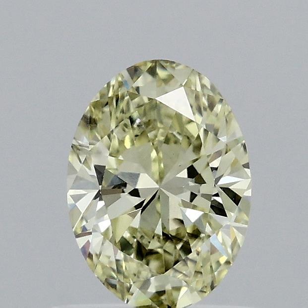 0.70 Ct. Fancy Yellow Oval Lab Grown Diamond