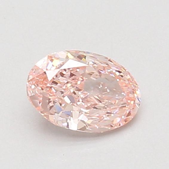 0.72 Ct. Fancy Intense Pink Oval Lab Grown Diamond