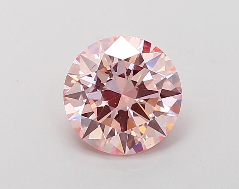 1.51 Ct. Fancy Intense Pink Round Lab Grown Diamond