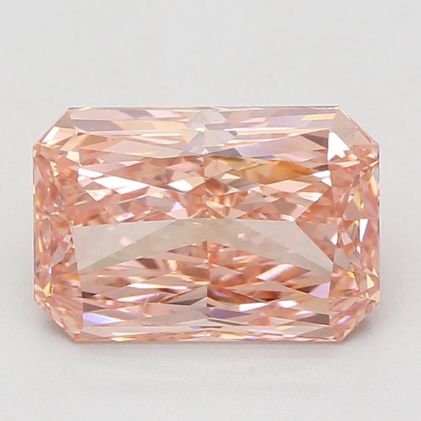 5.02 Ct. Fancy Vivid Pink Radiant Lab Grown Diamond