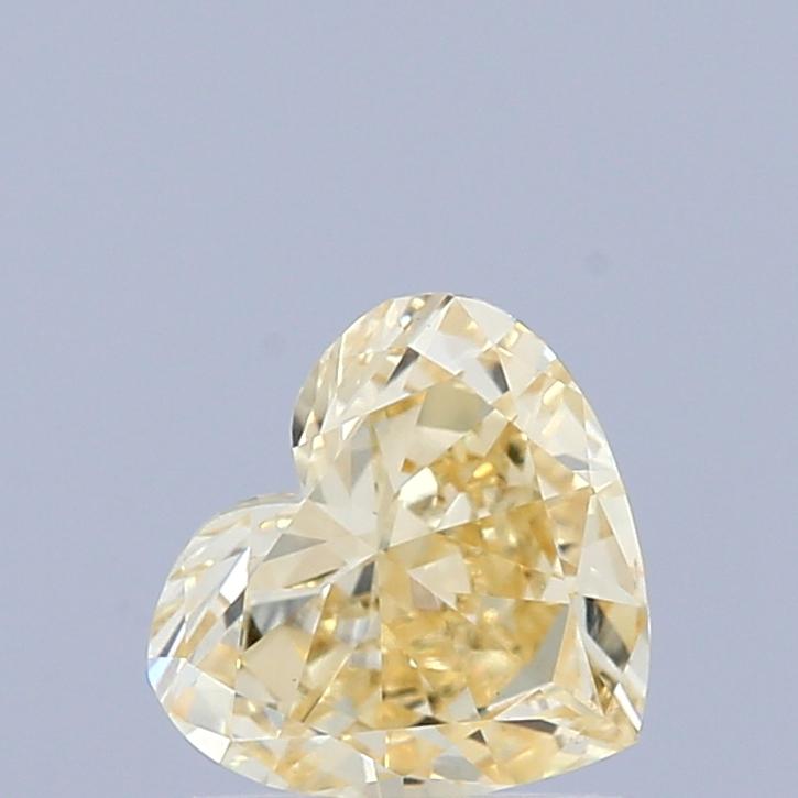 0.59 Ct. Fancy Yellow Heart Lab Grown Diamond