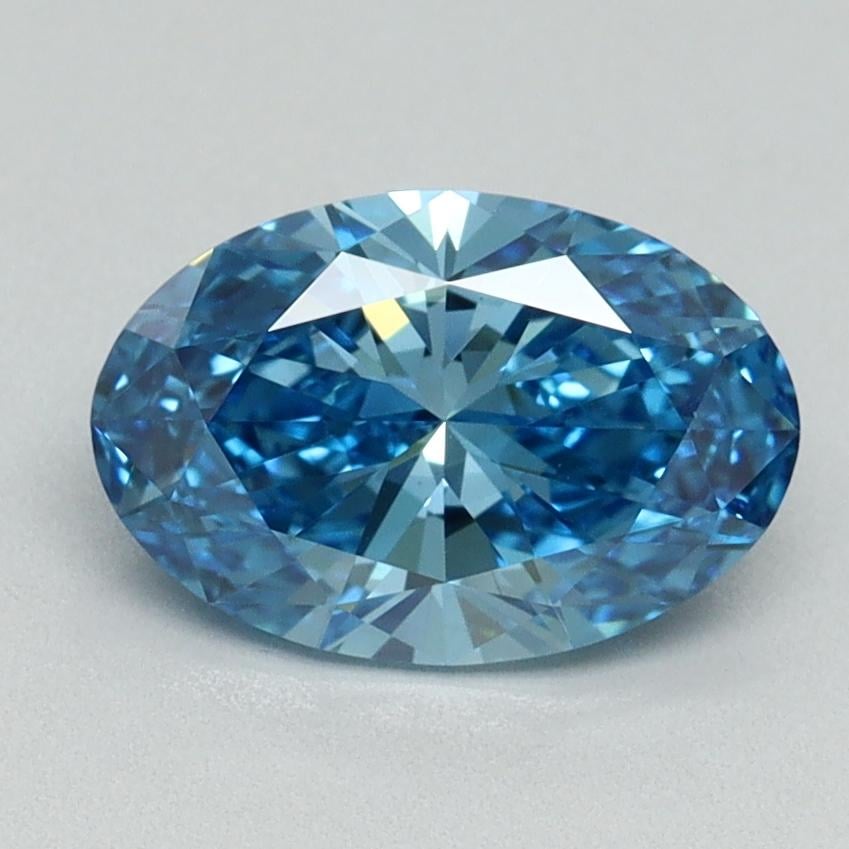 1.50 Ct. Fancy Vivid Blue Oval Lab Grown Diamond