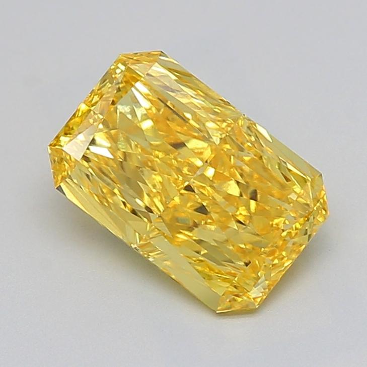 2.50 Ct. Fancy Vivid  Yellow Radiant Lab Grown Diamond