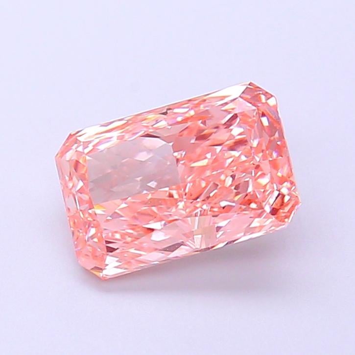 1.70 Ct. Fancy Vivid Pink Radiant Lab Grown Diamond