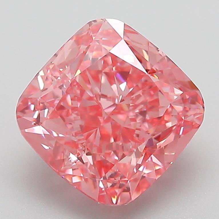 3.08 Ct. Fancy Pink Cushion Lab Grown Diamond