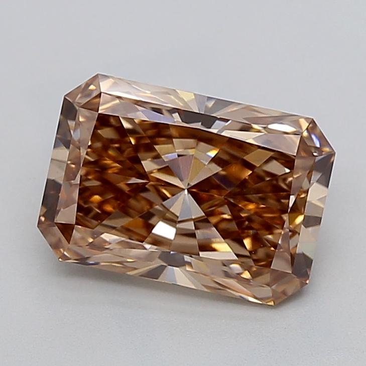 3.05 Ct. Fancy  Brown Radiant Lab Grown Diamond