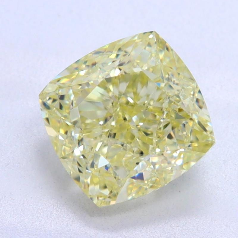 1.12 Ct. Light Yellow Cushion Diamond