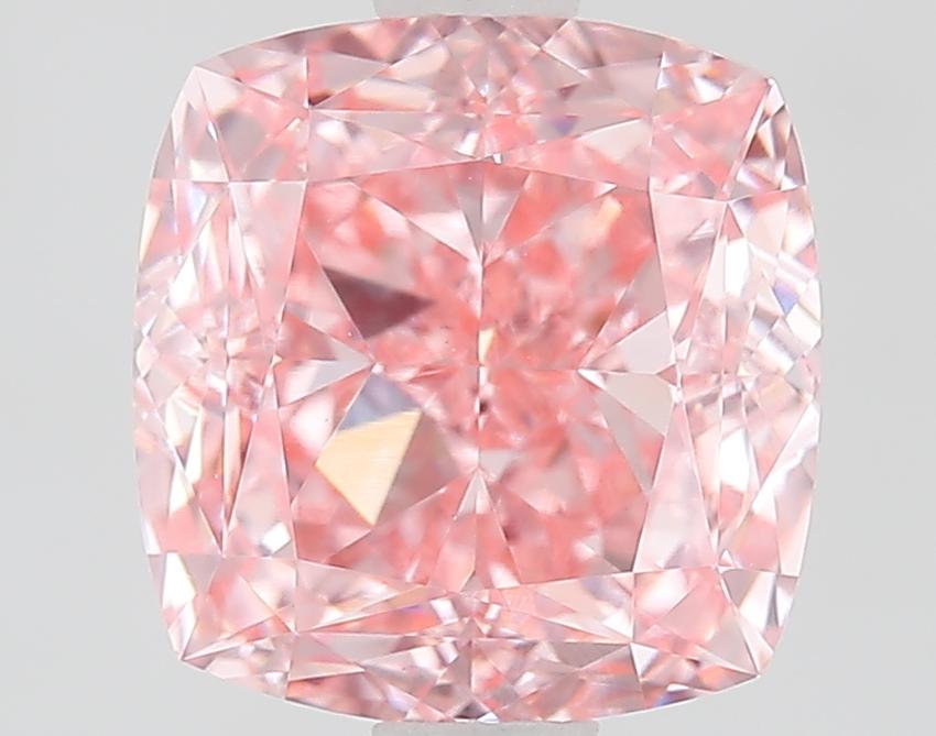 2.10 Ct. Fancy Pink Cushion Lab Grown Diamond