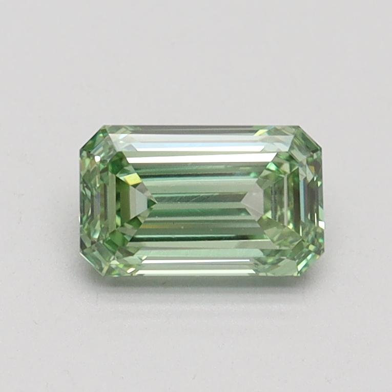 0.72 Ct. Fancy Intense Green Emerald Lab Grown Diamond