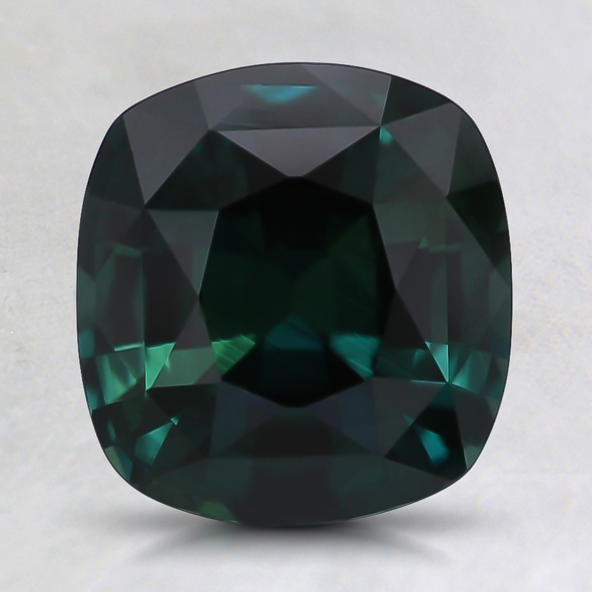 8x7.5mm Premium Cushion Teal Sapphire