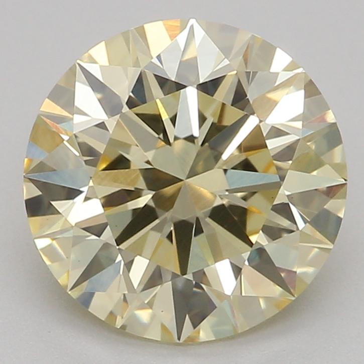 1.50 Ct. Fancy Yellow Round Lab Grown Diamond