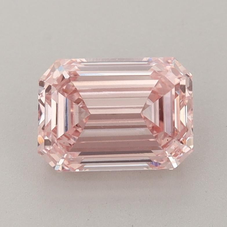 1.54 Ct. Fancy Intense  Pink Emerald Lab Grown Diamond
