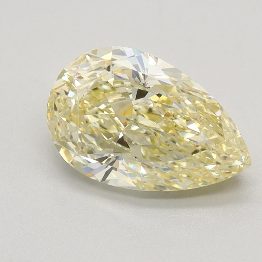 1.75 Ct. Fancy Intense Yellow Pear Lab Grown Diamond