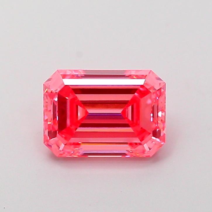 1.26 Ct. Fancy Vivid Pink Emerald Lab Grown Diamond