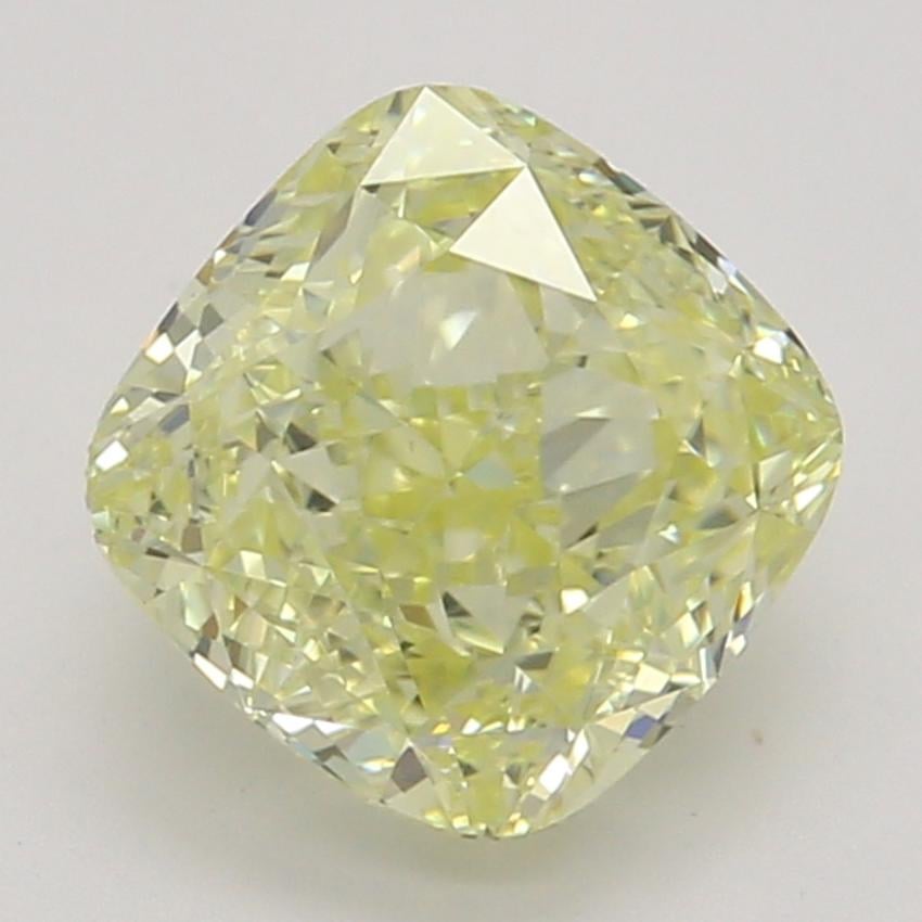 0.94 Ct. Fancy Yellow Cushion Diamond