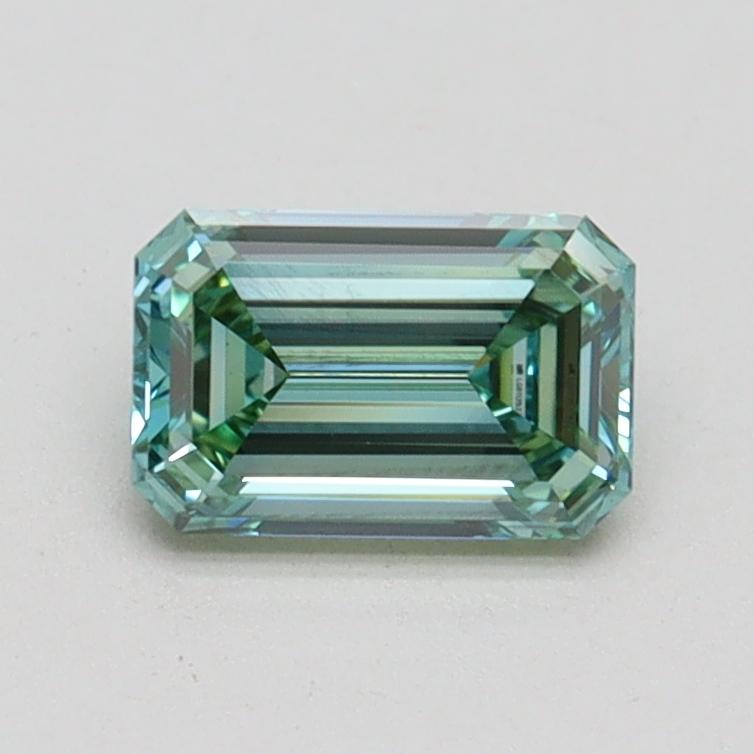 0.81 Ct. Fancy Intense Green Emerald Lab Grown Diamond
