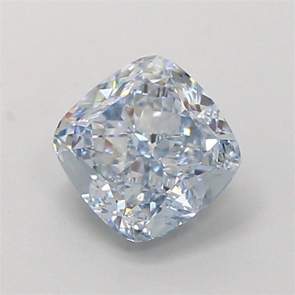 1.08 Ct. Fancy Intense  Blue Cushion Lab Grown Diamond