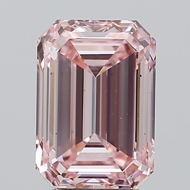 4.05 Ct. Fancy Intense  Pink Emerald Lab Grown Diamond