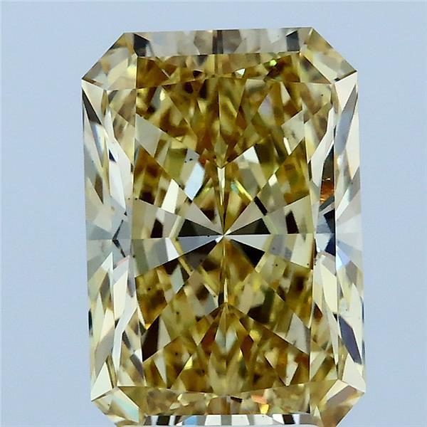 3.09 Ct. Fancy Intense Yellow Radiant Lab Grown Diamond