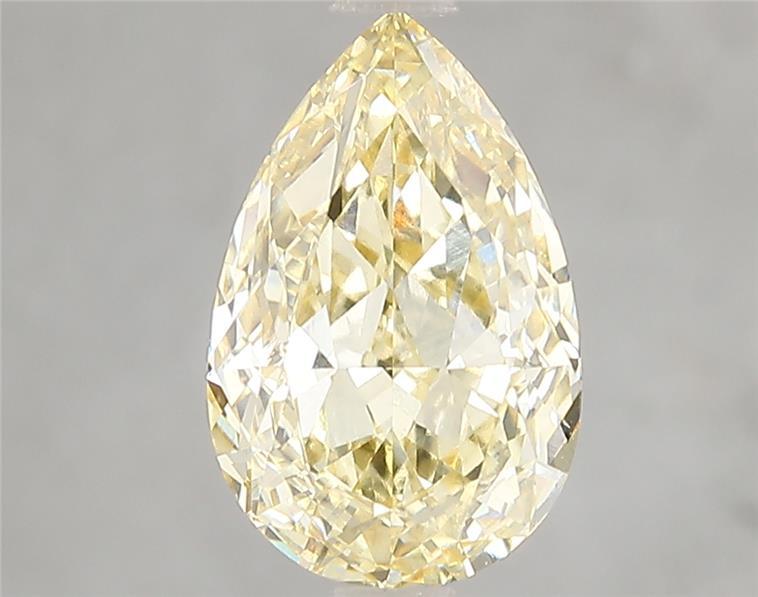 3.07 Ct. Fancy Intense Yellow Pear Lab Grown Diamond
